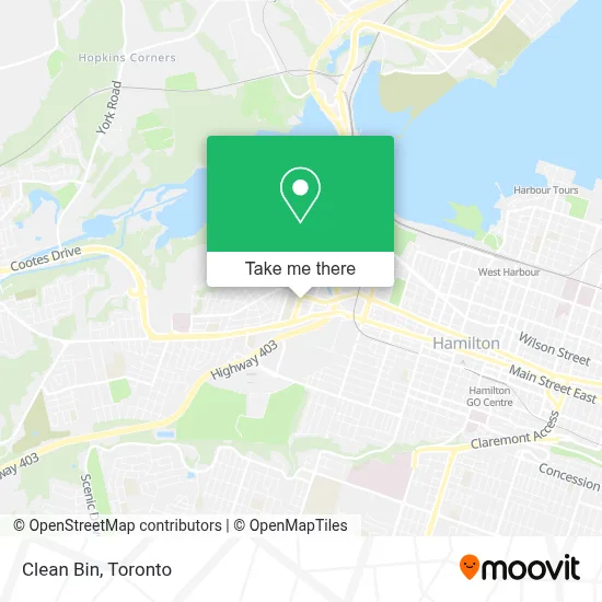 Clean Bin map