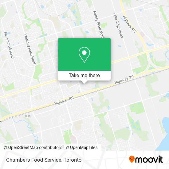 Chambers Food Service map