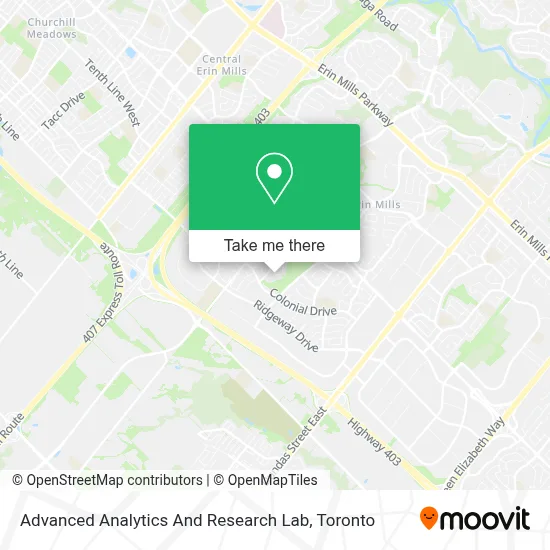 Advanced Analytics And Research Lab map