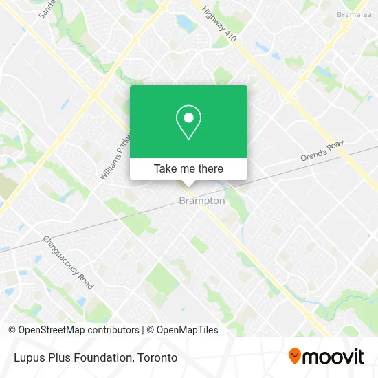 Lupus Plus Foundation map