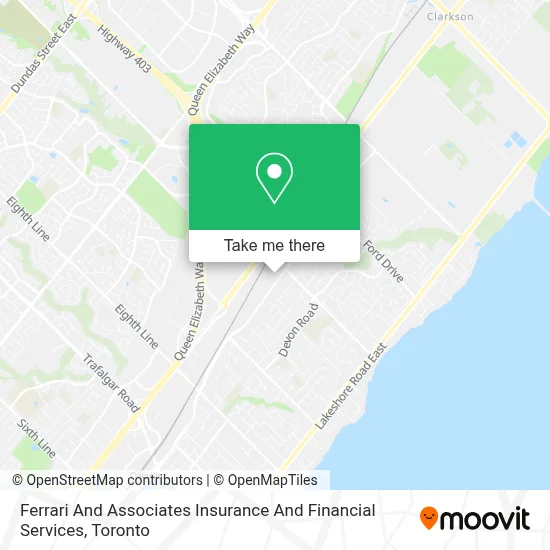 Ferrari And Associates Insurance And Financial Services map