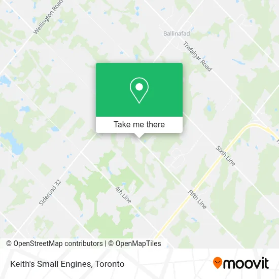 Keith's Small Engines map