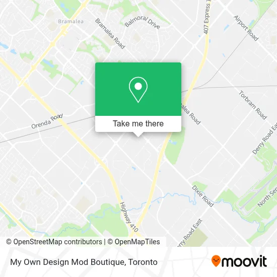 My Own Design Mod Boutique map