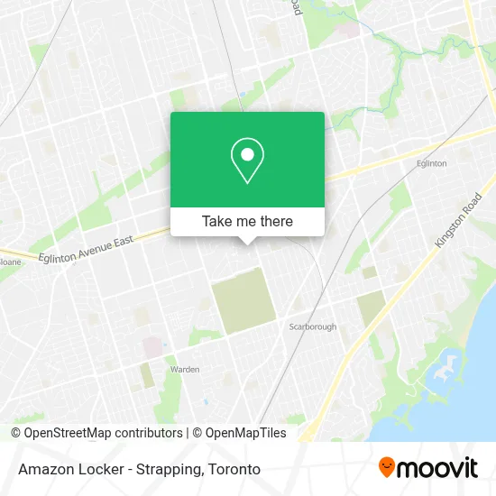 Amazon Locker - Strapping map