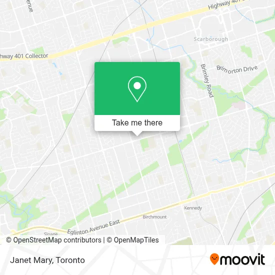 Janet Mary map