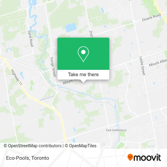Eco-Pools map
