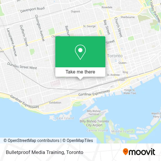 Bulletproof Media Training map