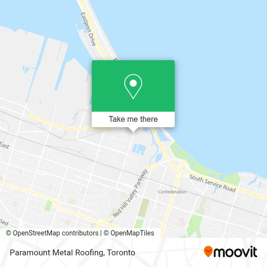 Paramount Metal Roofing map