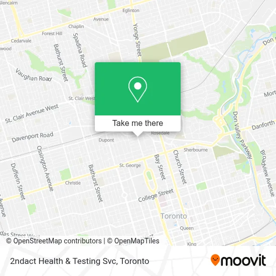 2ndact Health & Testing Svc map