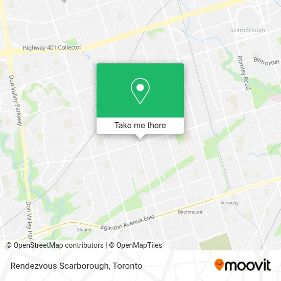 Rendezvous Scarborough map