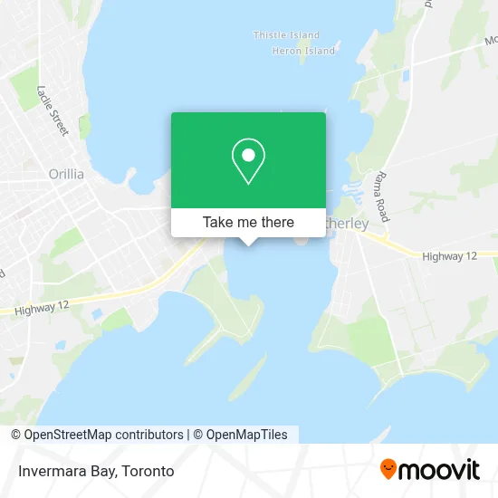 Invermara Bay map