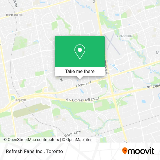 Refresh Fans Inc. map