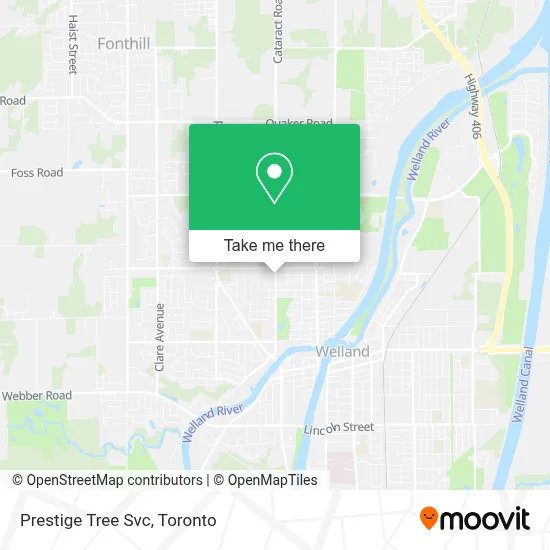 Prestige Tree Svc map