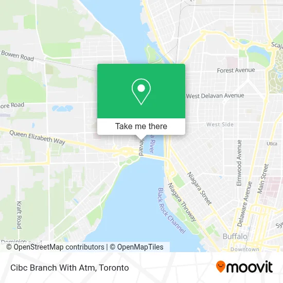 Cibc Branch With Atm map