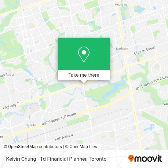 Kelvin Chung - Td Financial Planner map