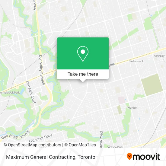 Maximum General Contracting map