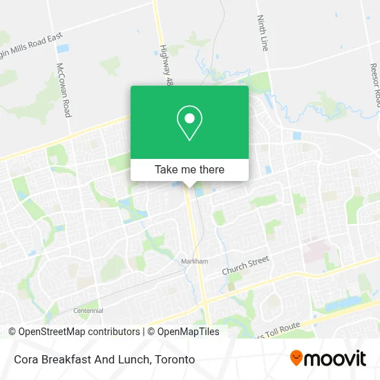 Cora Breakfast And Lunch map