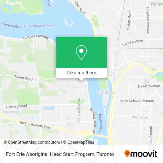 Fort Erie Aboriginal Head Start Program map