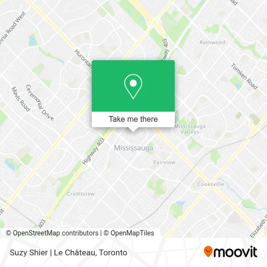 Suzy Shier | Le Château map