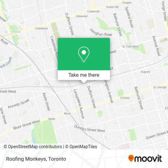 Roofing Monkeys map