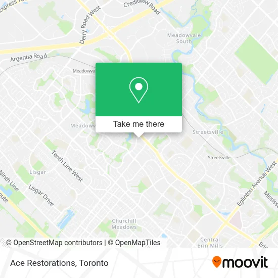 Ace Restorations map