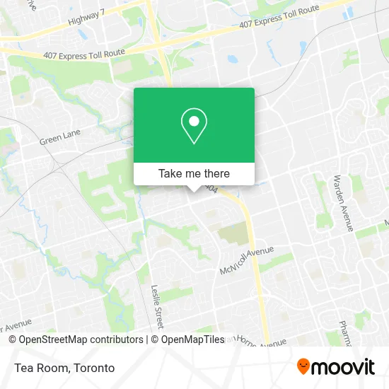 Tea Room map