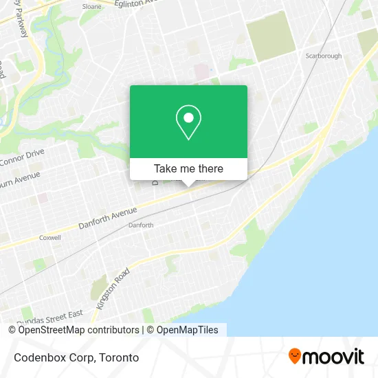 Codenbox Corp map