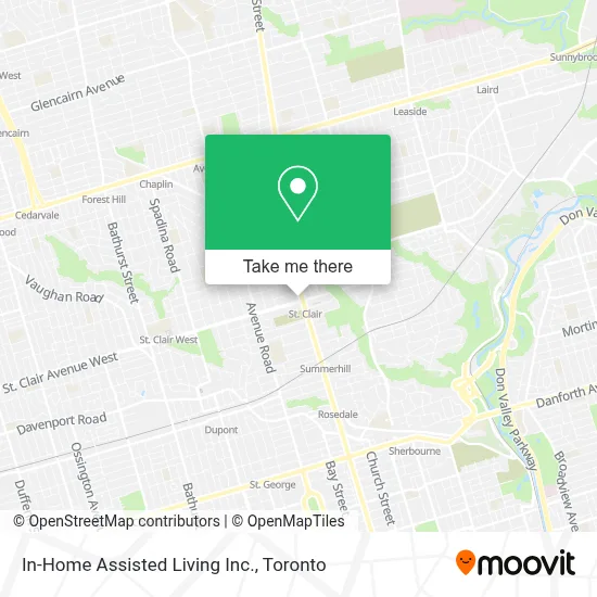 In-Home Assisted Living Inc. map