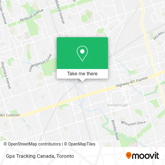 Gps Tracking Canada map
