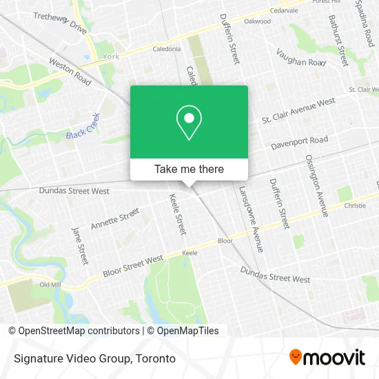 Signature Video Group map