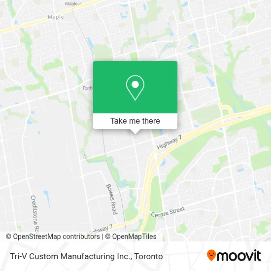 Tri-V Custom Manufacturing Inc. map