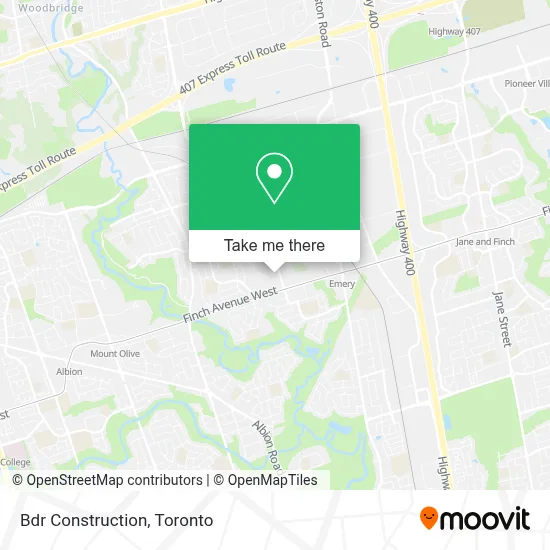 Bdr Construction map