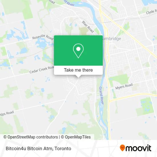 Bitcoin4u Bitcoin Atm map