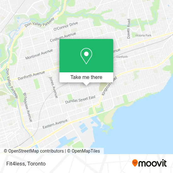 Fit4less map