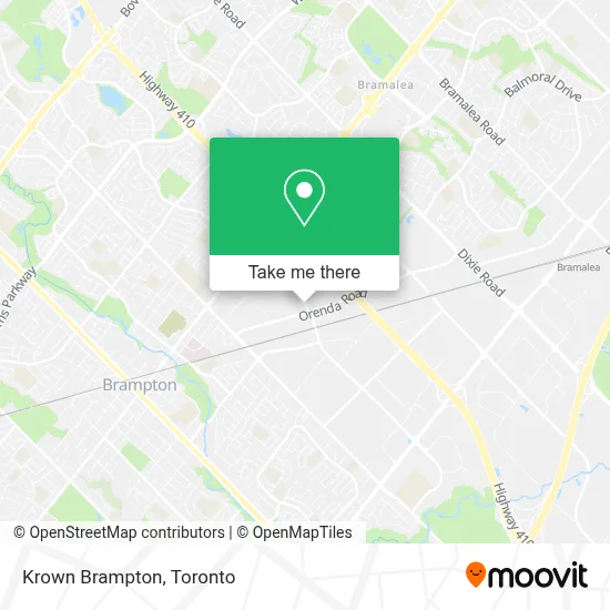 Krown Brampton map