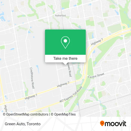 Green Auto map