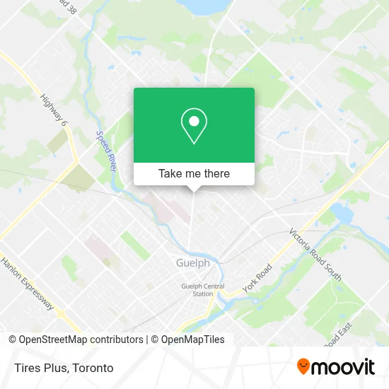 Tires Plus map
