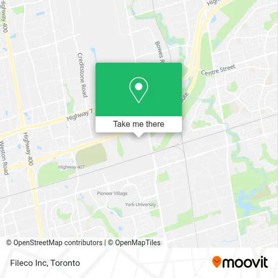 Fileco Inc map
