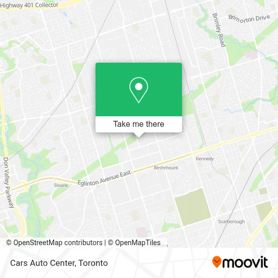 Cars Auto Center map