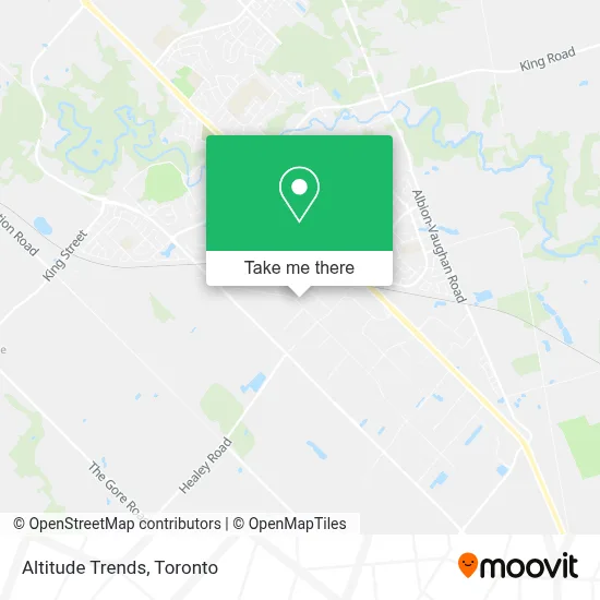Altitude Trends map