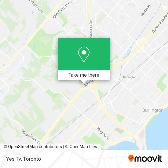 Yes Tv map
