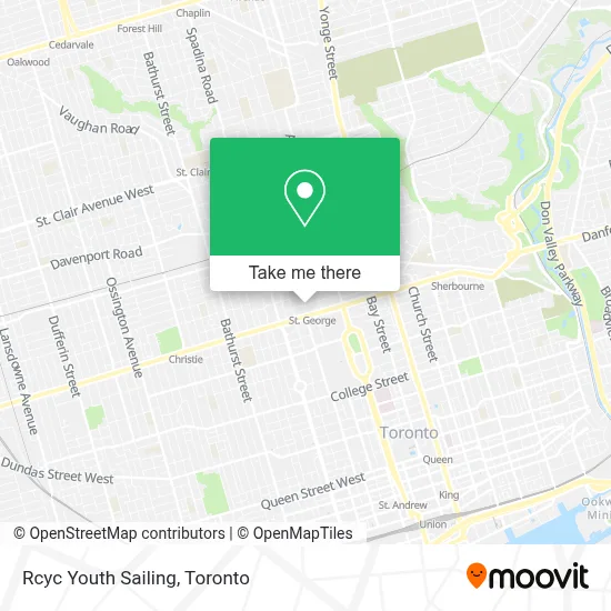 Rcyc Youth Sailing map