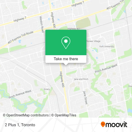 2 Plus 1 map