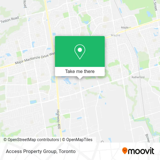 Access Property Group map