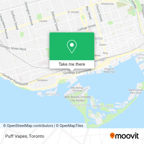 Puff Vapes map