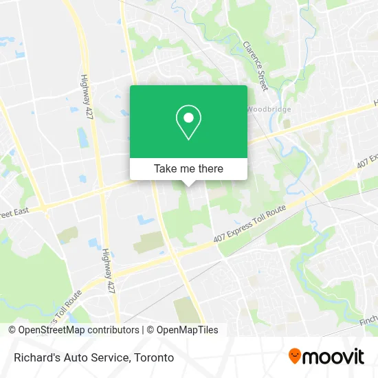 Richard's Auto Service map