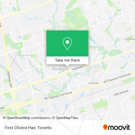 First Choice Hair map