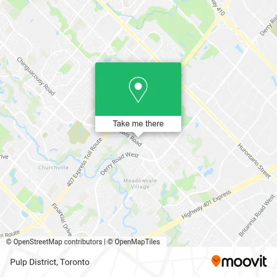 Pulp District map