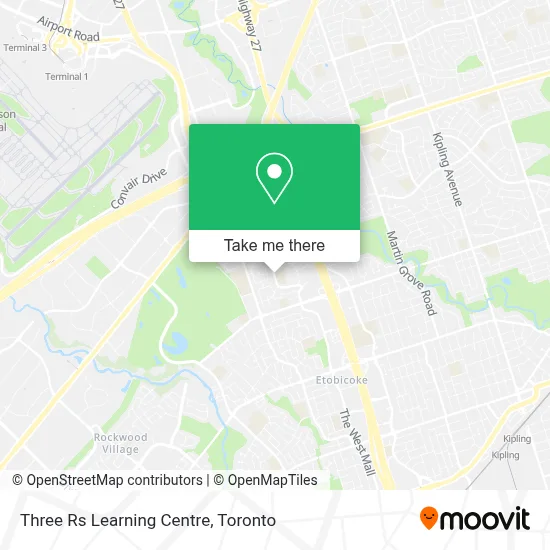 Three Rs Learning Centre map