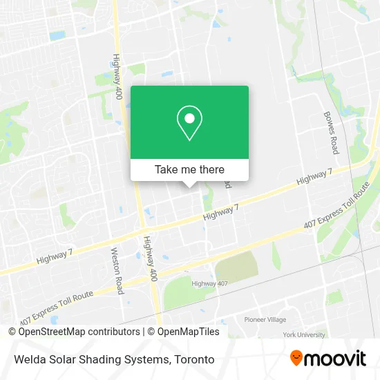 Welda Solar Shading Systems map
